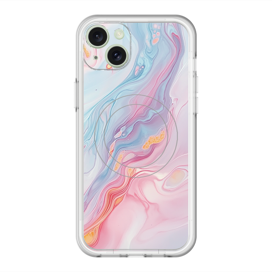スリムプロテクションプレミアムケース with MagSafe［ Color Rain - オリジナル - Dream veil ］