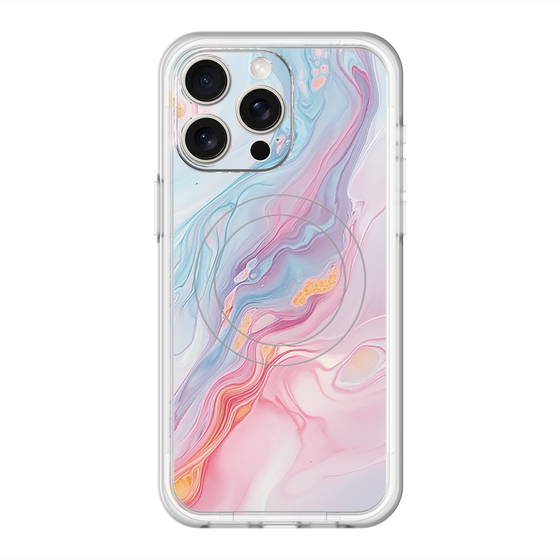 スリムプロテクションプレミアムケース with MagSafe［ Color Rain - オリジナル - Dream veil ］
