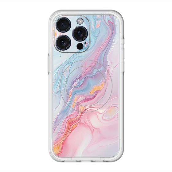 スリムプロテクションプレミアムケース with MagSafe［ Color Rain - オリジナル - Dream veil ］