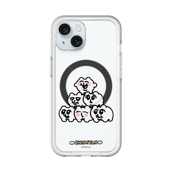 スリムプロテクションプレミアムケース with MagSafe［ ちみたん - ピラミッド ］