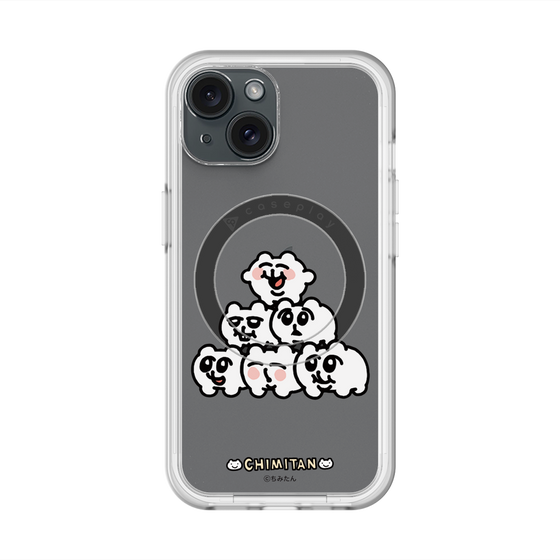 スリムプロテクションプレミアムケース with MagSafe［ ちみたん - ピラミッド ］