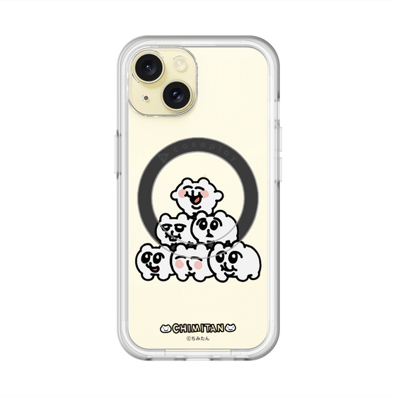 スリムプロテクションプレミアムケース with MagSafe［ ちみたん - ピラミッド ］