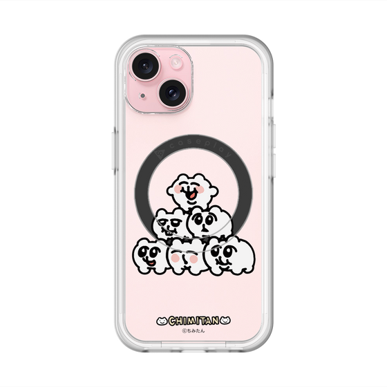 スリムプロテクションプレミアムケース with MagSafe［ ちみたん - ピラミッド ］