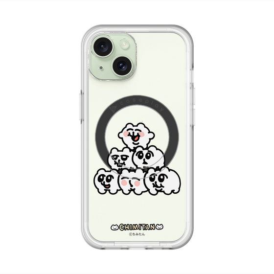 スリムプロテクションプレミアムケース with MagSafe［ ちみたん - ピラミッド ］