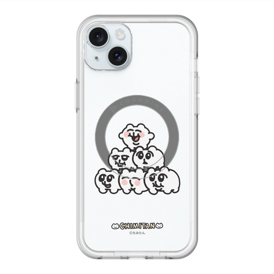 スリムプロテクションプレミアムケース with MagSafe［ ちみたん - ピラミッド ］