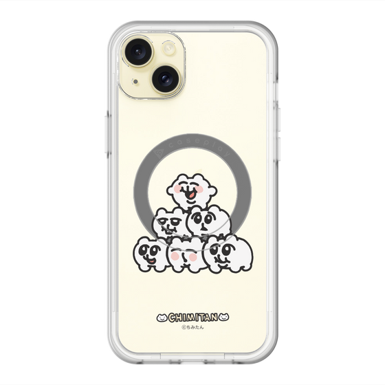 スリムプロテクションプレミアムケース with MagSafe［ ちみたん - ピラミッド ］