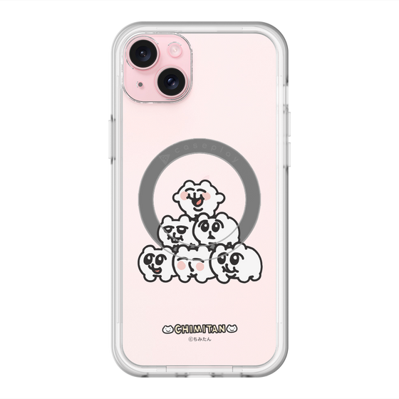 スリムプロテクションプレミアムケース with MagSafe［ ちみたん - ピラミッド ］