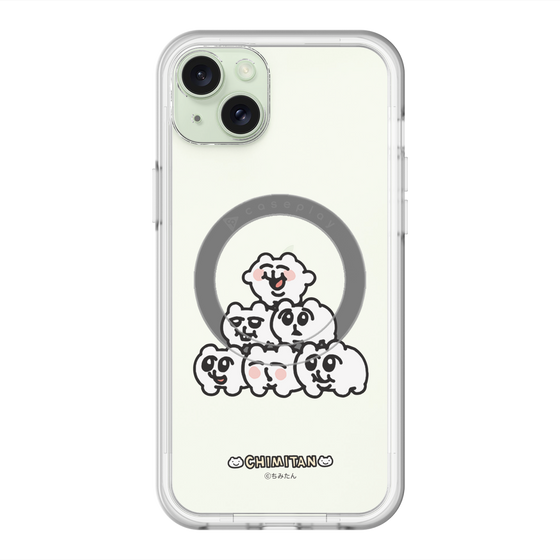 スリムプロテクションプレミアムケース with MagSafe［ ちみたん - ピラミッド ］