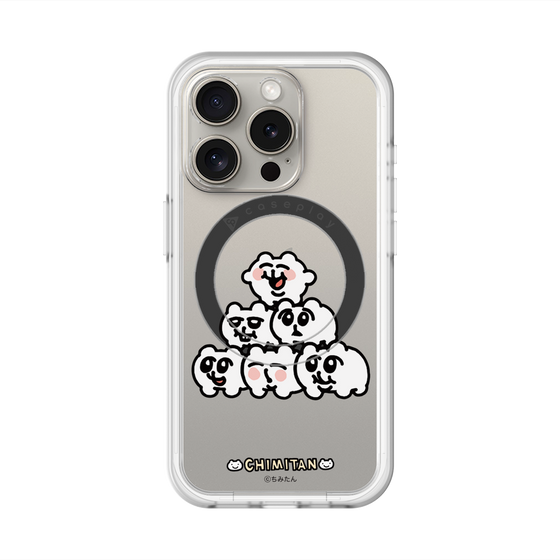 スリムプロテクションプレミアムケース with MagSafe［ ちみたん - ピラミッド ］