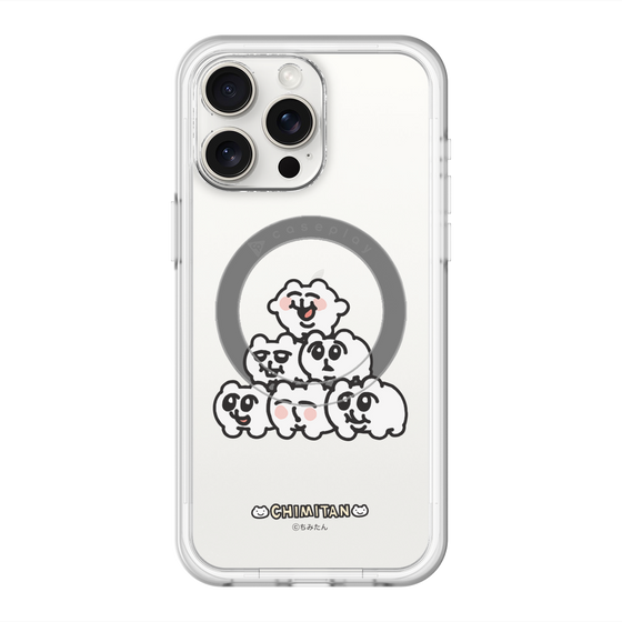 スリムプロテクションプレミアムケース with MagSafe［ ちみたん - ピラミッド ］