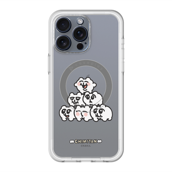 スリムプロテクションプレミアムケース with MagSafe［ ちみたん - ピラミッド ］