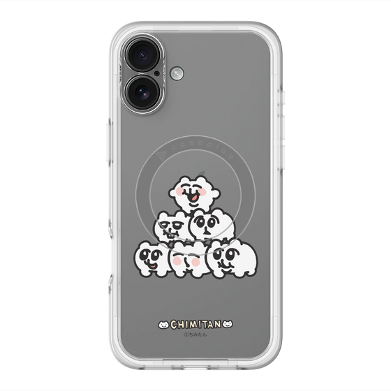 スリムプロテクションプレミアムケース with MagSafe［ ちみたん - ピラミッド ］