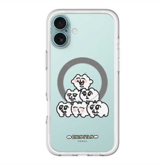 スリムプロテクションプレミアムケース with MagSafe［ ちみたん - ピラミッド ］