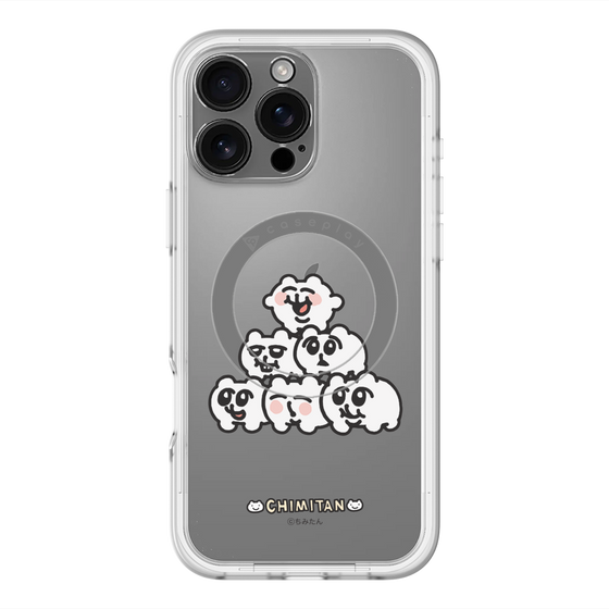 スリムプロテクションプレミアムケース with MagSafe［ ちみたん - ピラミッド ］