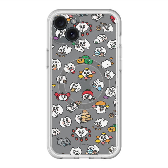 スリムプロテクションプレミアムケース with MagSafe［ ちみたん - ちみたんがいっぱい - 食べ物編 ］