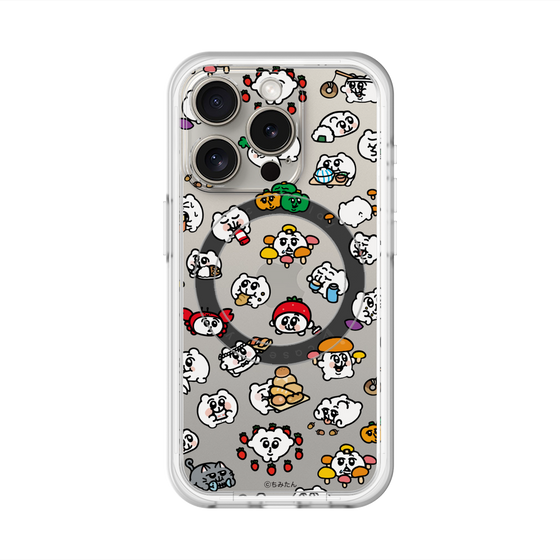 スリムプロテクションプレミアムケース with MagSafe［ ちみたん - ちみたんがいっぱい - 食べ物編 ］