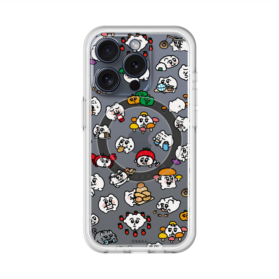スリムプロテクションプレミアムケース with MagSafe［ ちみたん - ちみたんがいっぱい - 食べ物編 ］