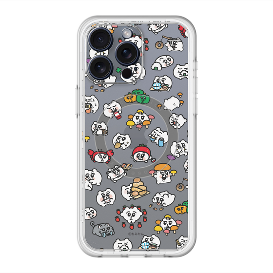 スリムプロテクションプレミアムケース with MagSafe［ ちみたん - ちみたんがいっぱい - 食べ物編 ］