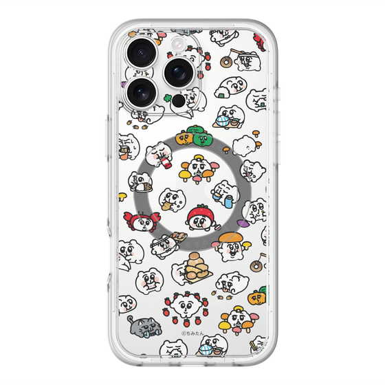 スリムプロテクションプレミアムケース with MagSafe［ ちみたん - ちみたんがいっぱい - 食べ物編 ］