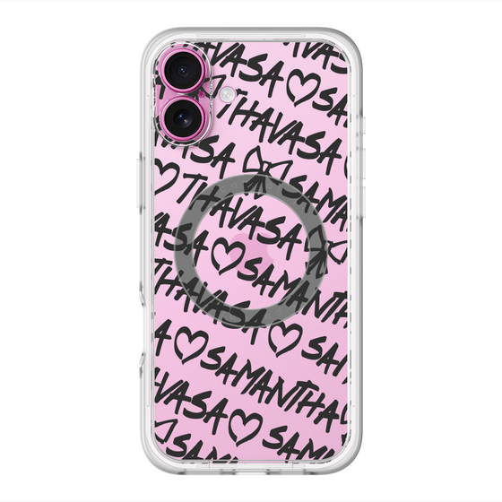 スリムプロテクションプレミアムケース with MagSafe［ Samantha Thavasa - スクリッタ - クリア ］