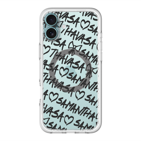 スリムプロテクションプレミアムケース with MagSafe［ Samantha Thavasa - スクリッタ - クリア ］