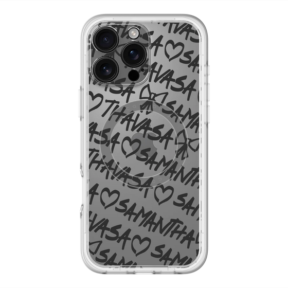 スリムプロテクションプレミアムケース with MagSafe［ Samantha Thavasa - スクリッタ - クリア ］