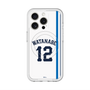 スリムプロテクションプレミアムケース with MagSafe［ 埼玉西武ライオンズ- #12 WATANABE - ホーム ］