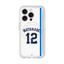 スリムプロテクションプレミアムケース with MagSafe［ 埼玉西武ライオンズ- #12 WATANABE - ホーム ］