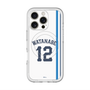 スリムプロテクションプレミアムケース with MagSafe［ 埼玉西武ライオンズ- #12 WATANABE - ホーム ］