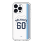 スリムプロテクションプレミアムケース with MagSafe［ 埼玉西武ライオンズ- #60 NAKAMURA - ホーム ］