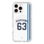スリムプロテクションプレミアムケース with MagSafe［ 埼玉西武ライオンズ- #63 HASEGAWA - ホーム ］