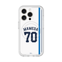 スリムプロテクションプレミアムケース with MagSafe［ 埼玉西武ライオンズ- #70 MAMEDA - ホーム ］