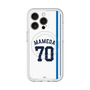 スリムプロテクションプレミアムケース with MagSafe［ 埼玉西武ライオンズ- #70 MAMEDA - ホーム ］