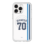 スリムプロテクションプレミアムケース with MagSafe［ 埼玉西武ライオンズ- #70 MAMEDA - ホーム ］