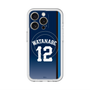 スリムプロテクションプレミアムケース with MagSafe［ 埼玉西武ライオンズ- #12 WATANABE - ビジター ］