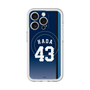 スリムプロテクションプレミアムケース with MagSafe［ 埼玉西武ライオンズ- #43 HADA - ビジター ］
