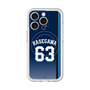 スリムプロテクションプレミアムケース with MagSafe［ 埼玉西武ライオンズ- #63 HASEGAWA - ビジター ］
