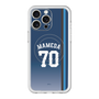 スリムプロテクションプレミアムケース with MagSafe［ 埼玉西武ライオンズ- #70 MAMEDA - ビジター ］