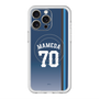 スリムプロテクションプレミアムケース with MagSafe［ 埼玉西武ライオンズ- #70 MAMEDA - ビジター ］