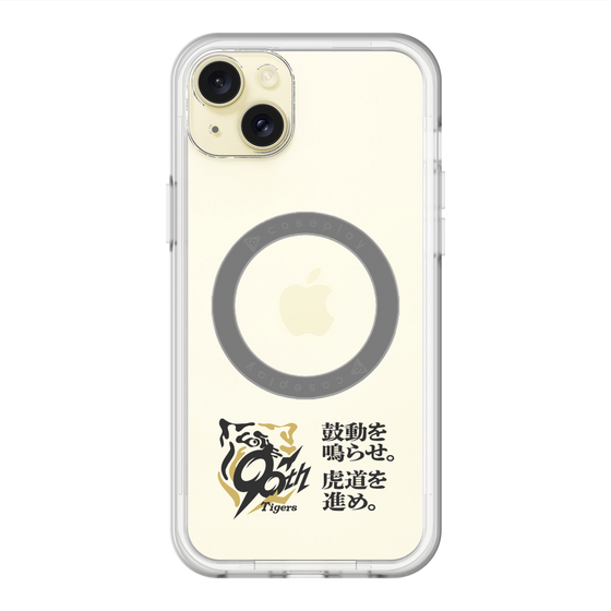 スリムプロテクションプレミアムケース with MagSafe［ 阪神タイガース - 90周年ロゴ - キャッチコピー ］
