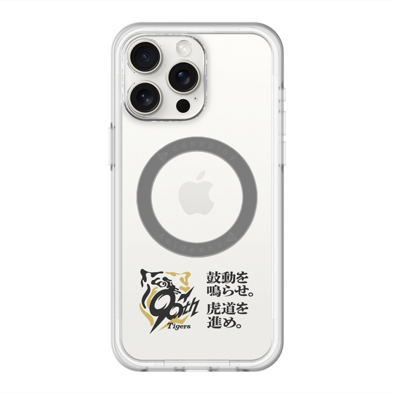 スリムプロテクションプレミアムケース with MagSafe［ 阪神タイガース - 90周年ロゴ - キャッチコピー ］