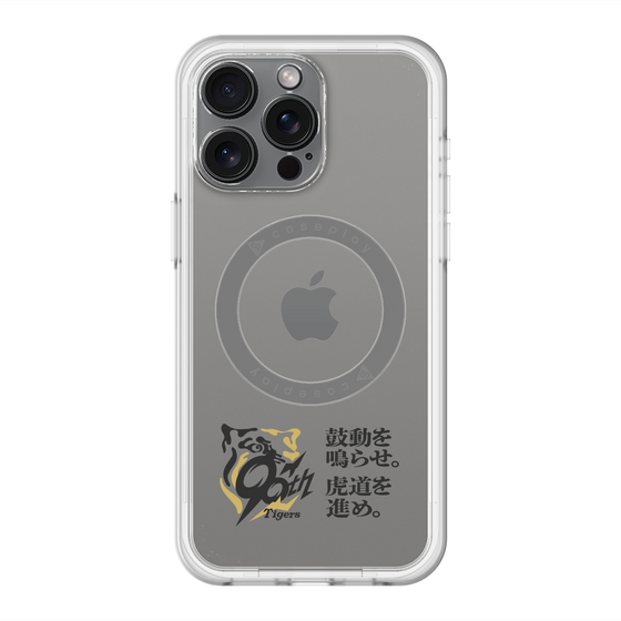 スリムプロテクションプレミアムケース with MagSafe［ 阪神タイガース - 90周年ロゴ - キャッチコピー ］