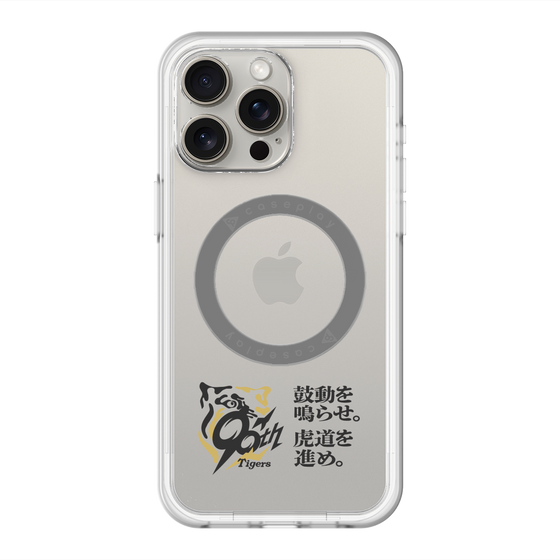 スリムプロテクションプレミアムケース with MagSafe［ 阪神タイガース - 90周年ロゴ - キャッチコピー ］