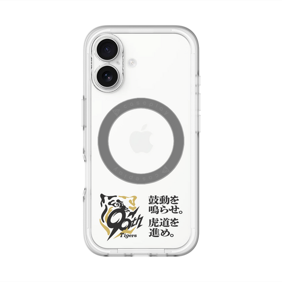 スリムプロテクションプレミアムケース with MagSafe［ 阪神タイガース - 90周年ロゴ - キャッチコピー ］