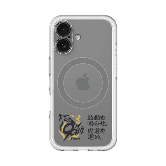 スリムプロテクションプレミアムケース with MagSafe［ 阪神タイガース - 90周年ロゴ - キャッチコピー ］