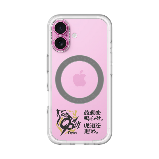 スリムプロテクションプレミアムケース with MagSafe［ 阪神タイガース - 90周年ロゴ - キャッチコピー ］