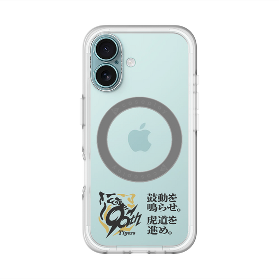 スリムプロテクションプレミアムケース with MagSafe［ 阪神タイガース - 90周年ロゴ - キャッチコピー ］