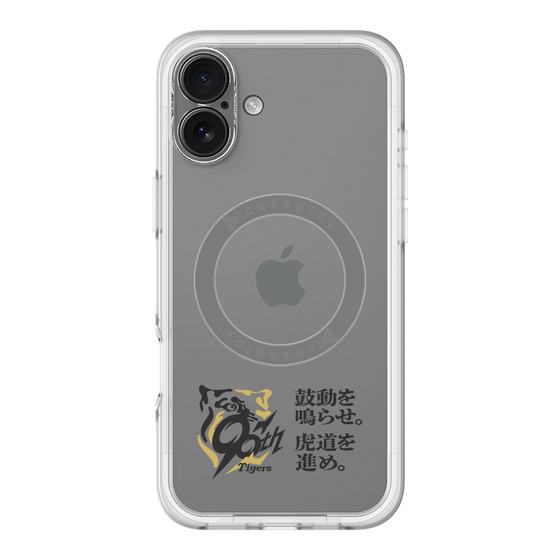 スリムプロテクションプレミアムケース with MagSafe［ 阪神タイガース - 90周年ロゴ - キャッチコピー ］