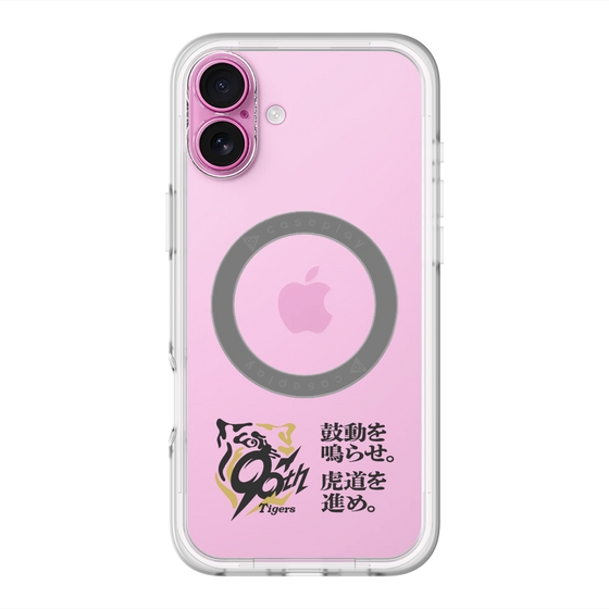 スリムプロテクションプレミアムケース with MagSafe［ 阪神タイガース - 90周年ロゴ - キャッチコピー ］