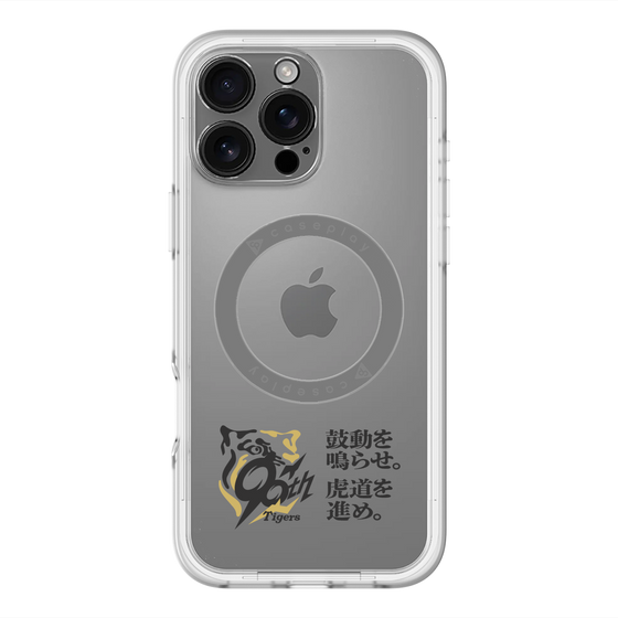 スリムプロテクションプレミアムケース with MagSafe［ 阪神タイガース - 90周年ロゴ - キャッチコピー ］